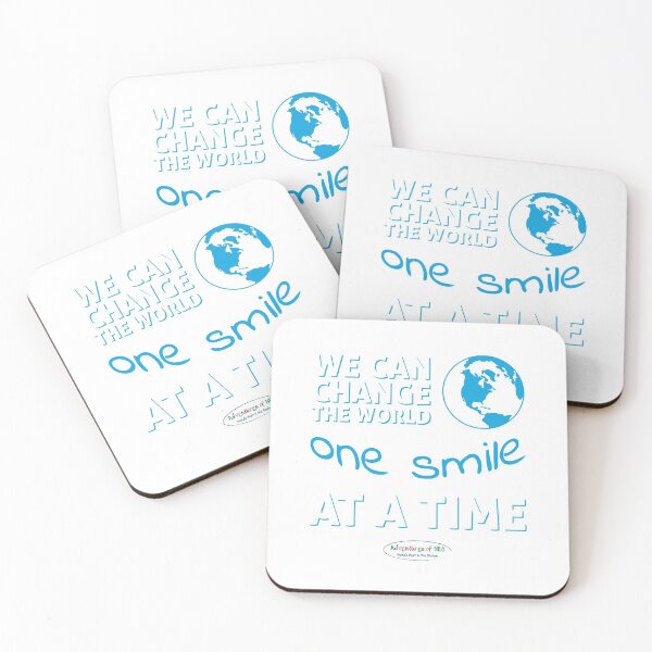 Item preview, Adventures of Neo - We Can Change The World One Smile At A Time (on white) designed and sold by AdventuresOfNeo.