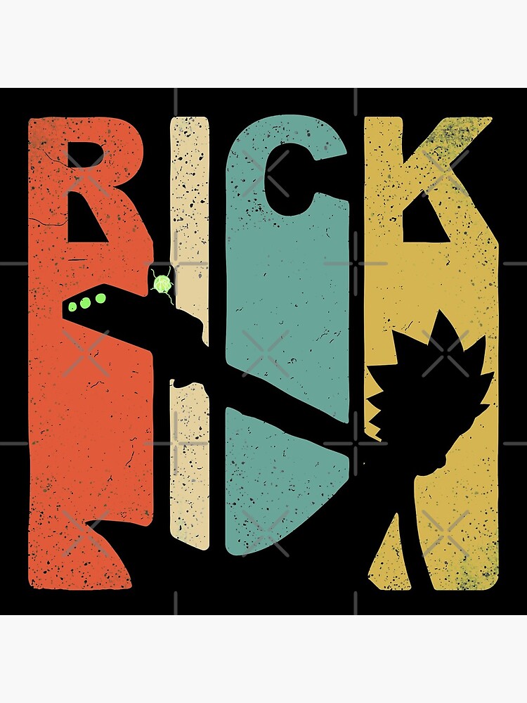 Vintage Rick Sanchez 90s and 80s Style by cartoonice