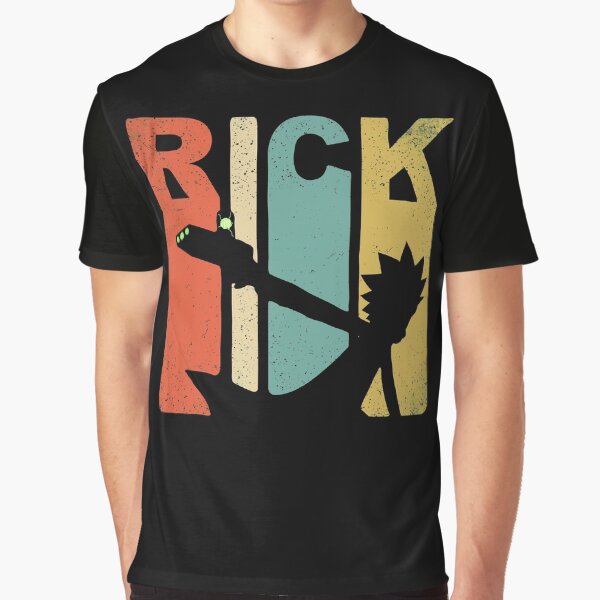 Vintage Rick Sanchez 90s and 80s Style Graphic T-Shirt