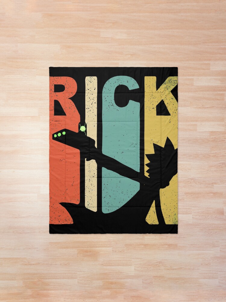 Alternate view of Vintage Rick Sanchez 90s and 80s Style Comforter