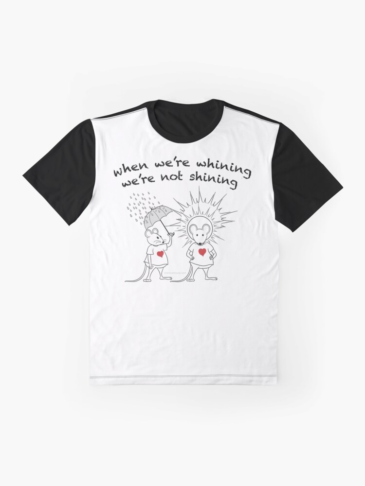 Thumbnail 4 of 5, Graphic T-Shirt, MantraMouse® Shining Cartoon designed and sold by donnamartini.