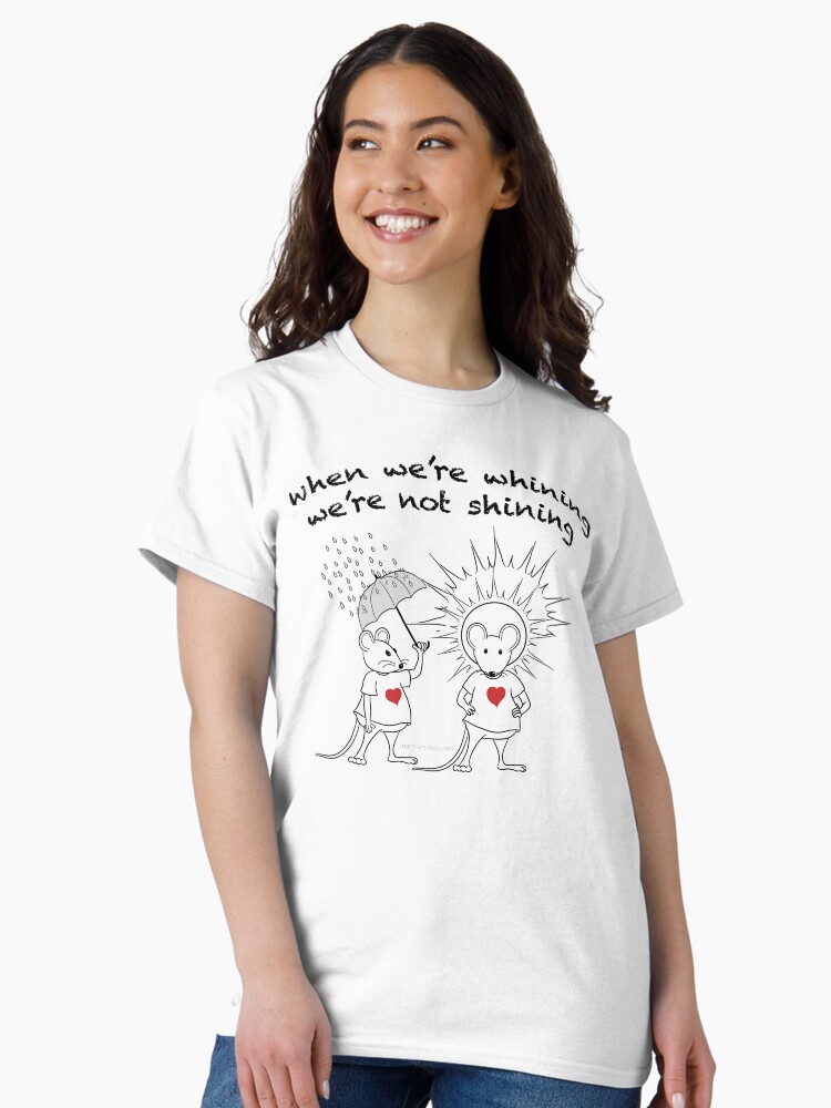 Thumbnail 2 of 7, Classic T-Shirt, MantraMouse® Shining Cartoon designed and sold by donnamartini.