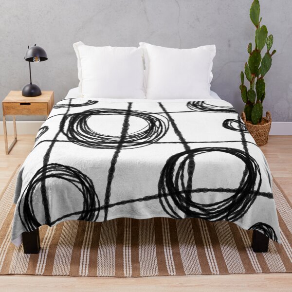 Item preview, Black and White Ink Lines and Circles designed and sold by Amy Brinkman.