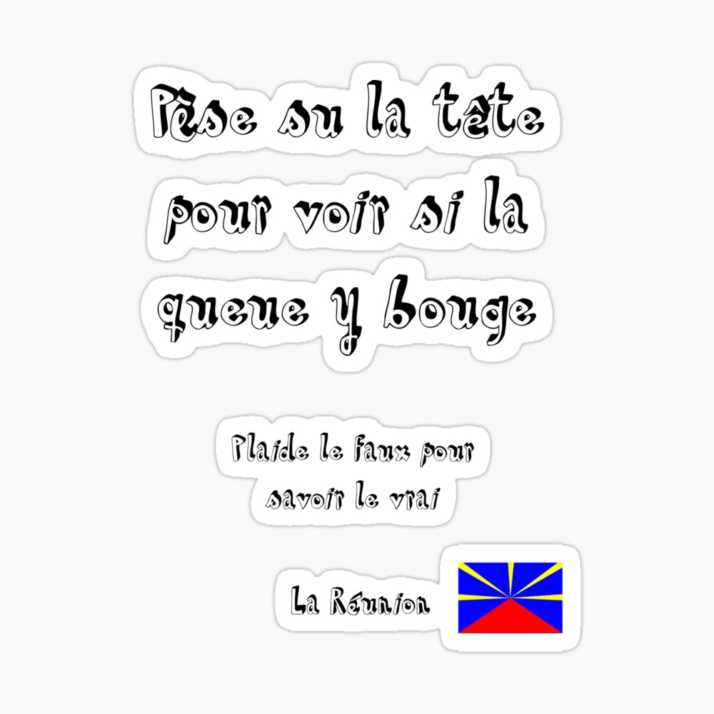 Poster Citation 974 La Reunion Marrant Fun Par Lereunionnais Redbubble Poster Citation 974 La Reunion Marrant Fun Par Lereunionnais Redbubble