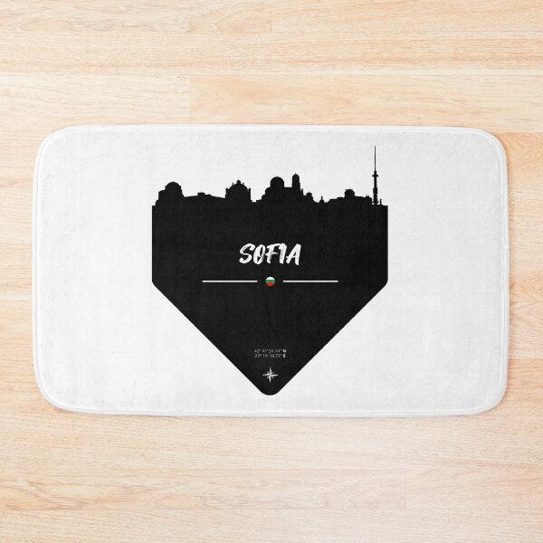 Item preview, Sofia Bulgaria skyline silhouette designed and sold by HDMI2K.