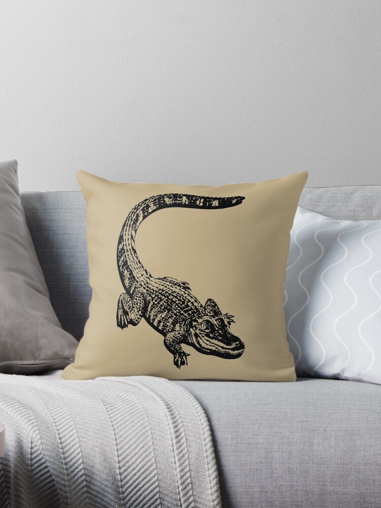 giant alligator pillow