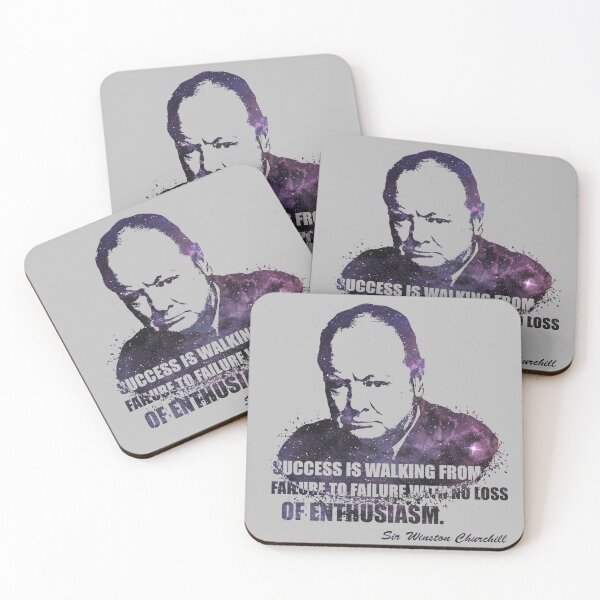 Item preview, Winston Churchill Quote TShirt designed and sold by Conquart.
