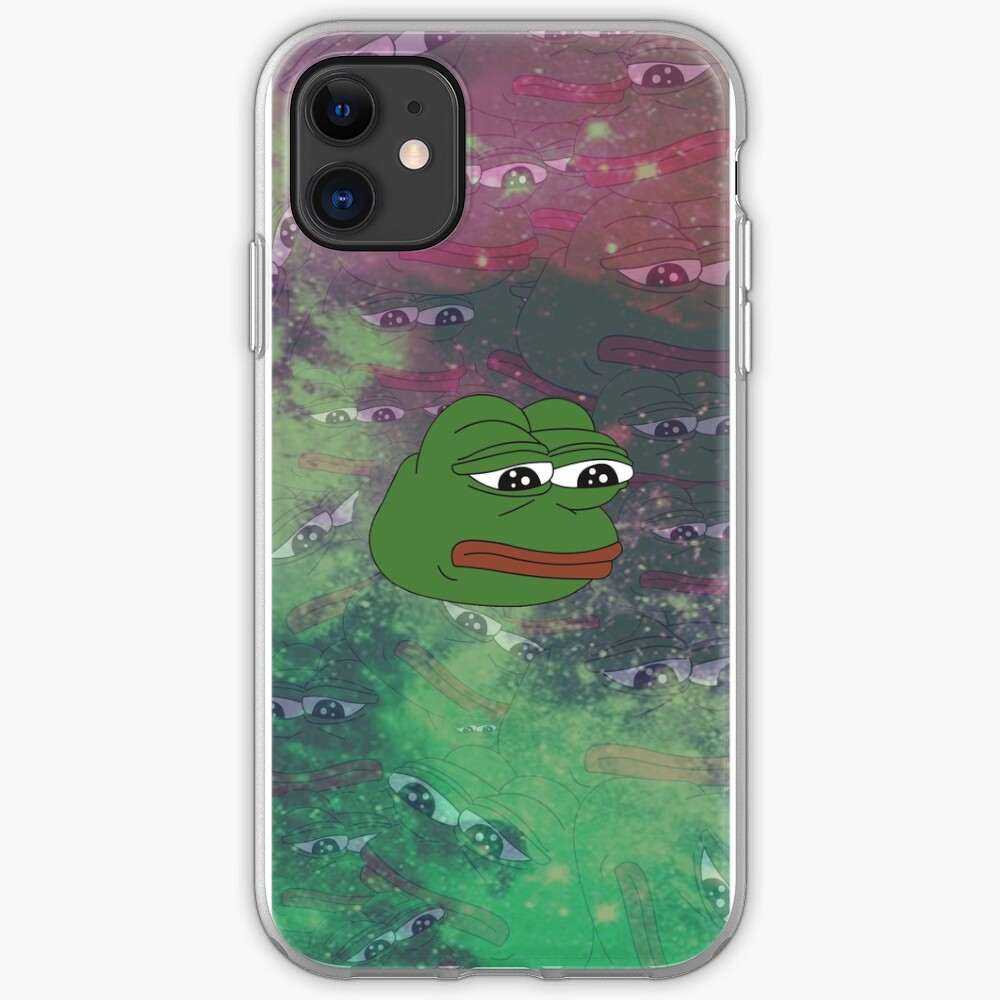 Rare Galaxy Pepe (Meme) iPhone Case & Cover