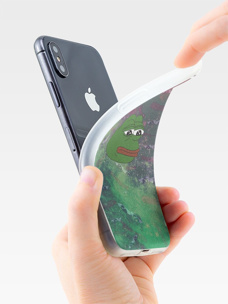 Alternate view of Rare Galaxy Pepe (Meme) iPhone Case & Cover