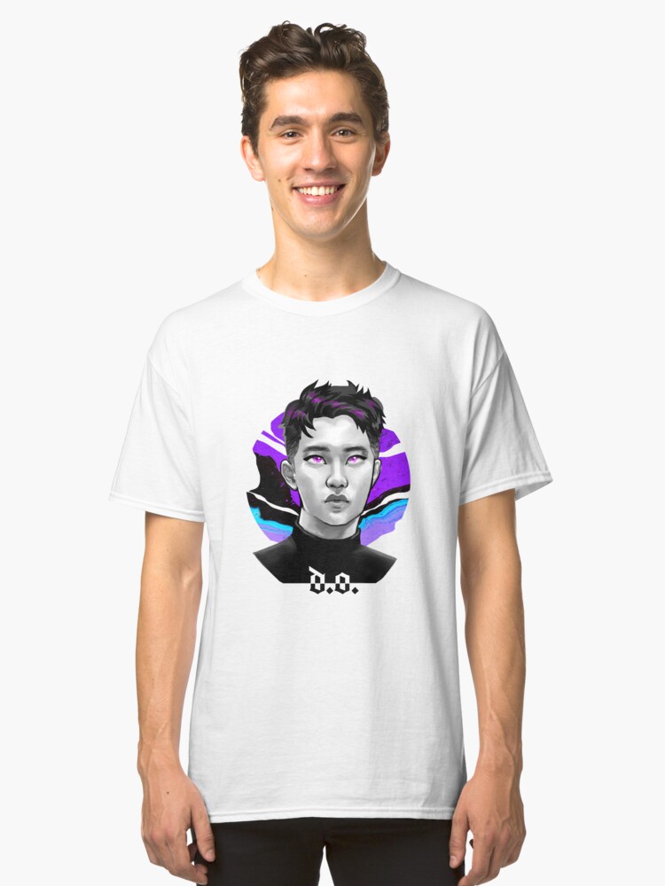 Vista alternativa de Camiseta clásica Kyungsoo electric kiss