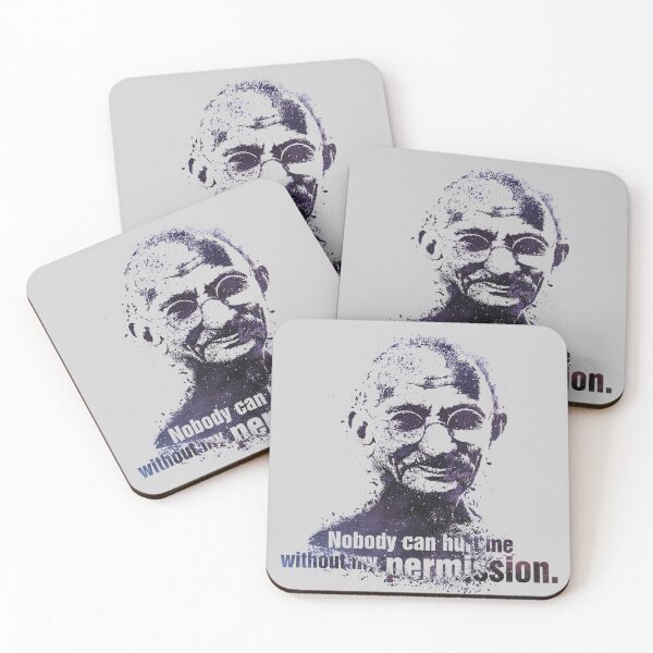 Item preview, gandhi quote tshirt designed and sold by Conquart.