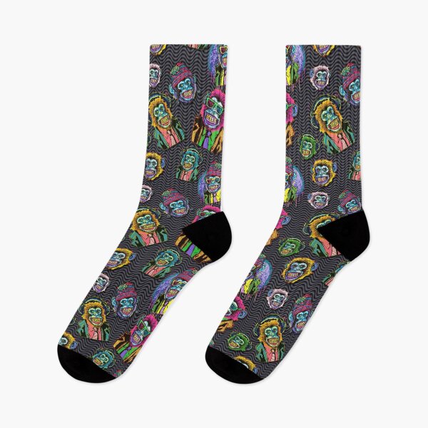 Item preview, Psychedelic Chimp Shades Headphones Pattern designed and sold by MudgeStudios.