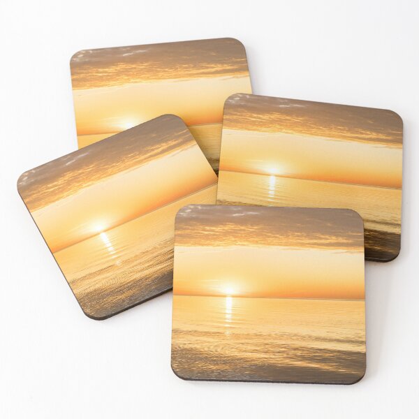 Item preview, Single Swan Sunrise - Silky Gold on Lake Ontario  designed and sold by Georgia Mizuleva.