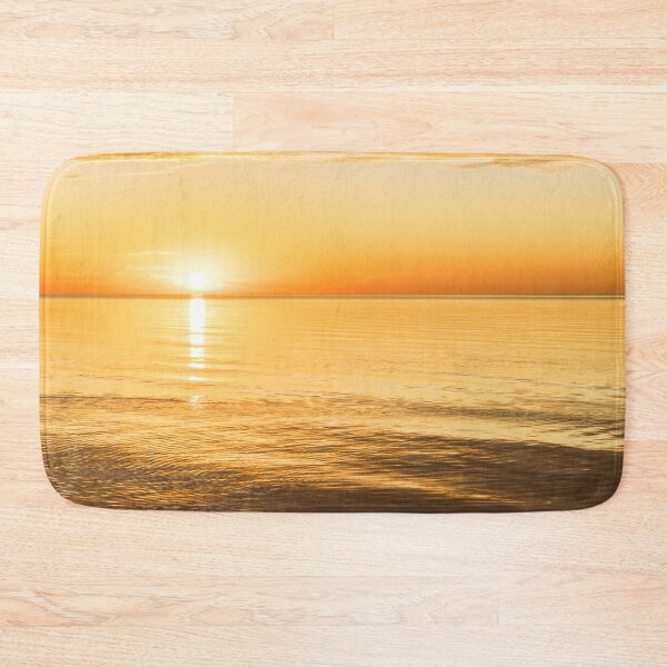 Item preview, Single Swan Sunrise - Silky Gold on Lake Ontario  designed and sold by Georgia Mizuleva.