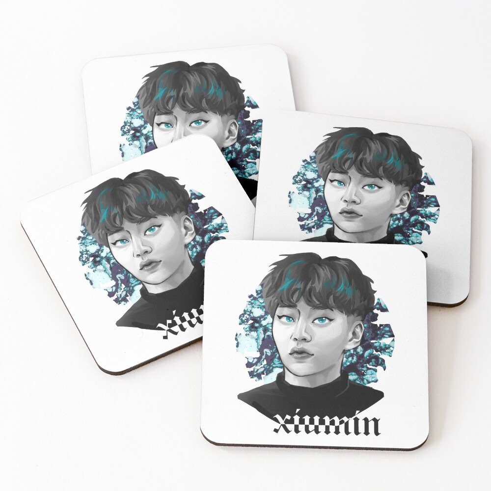 Xiumin electric kiss Posavasos (lote de 4)