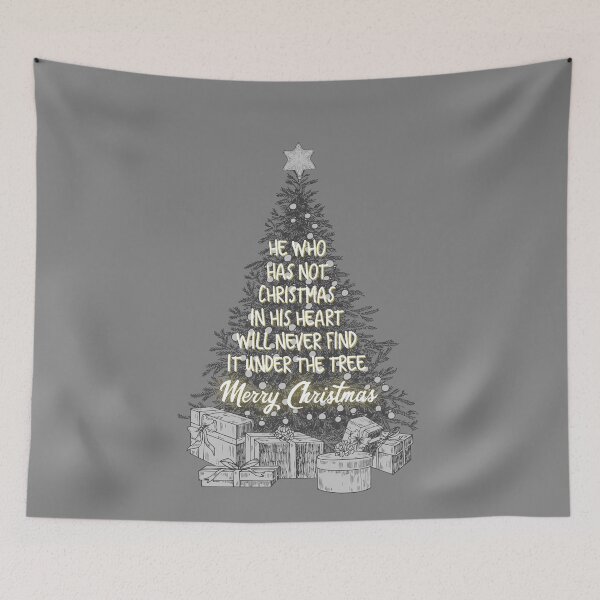 Item preview, Finding Christmas Quote - Merry Christmas Tree designed and sold by MJDezigns.