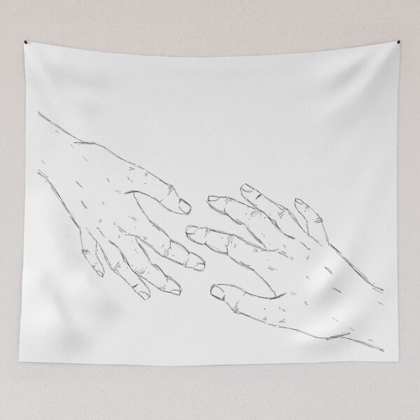 Item preview, Hands Touching Hands designed and sold by lilydlin.