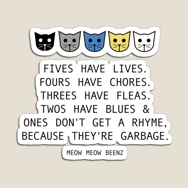 Item preview, MeowMeow Beenz Quote designed and sold by HiNoonStudio.