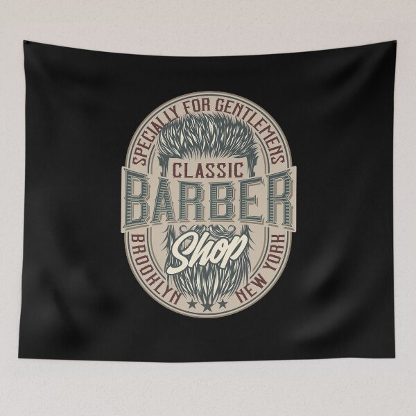 Item preview, CLASSIC NYC BARBER SHOP RETRO LOGO  T SHIRT GIFT PRESENT designed and sold by Timcito.