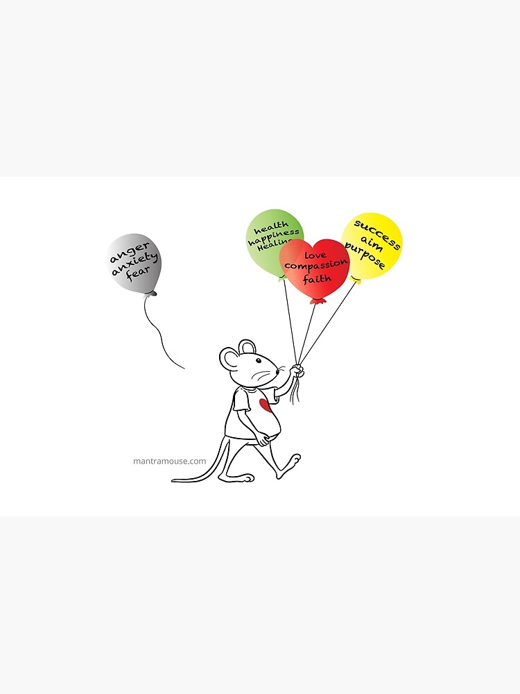Thumbnail 2 of 2, Laptop Sleeve, MantraMouse® Colored Balloons Cartoon designed and sold by donnamartini.