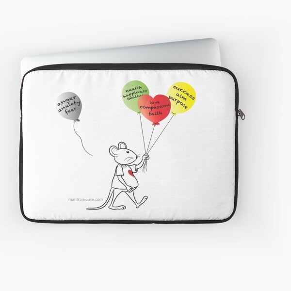 Item preview, MantraMouse® Colored Balloons Cartoon designed and sold by Donna Martini.