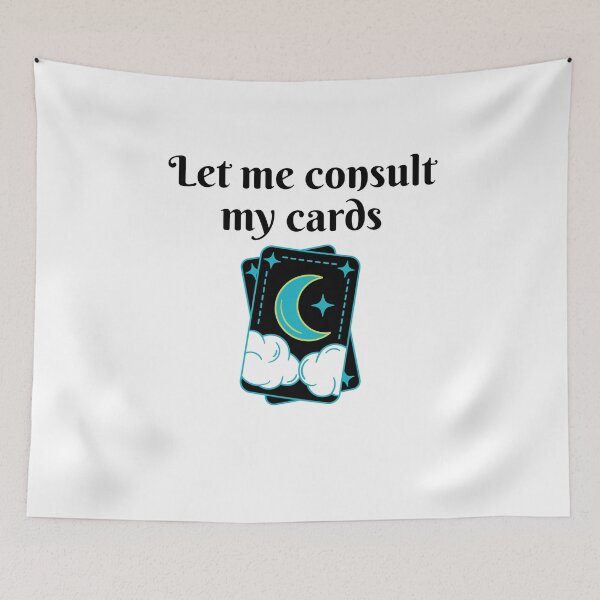 Item preview, Let Me Consult My Cards (Tarot/Oracle) designed and sold by spoeg.