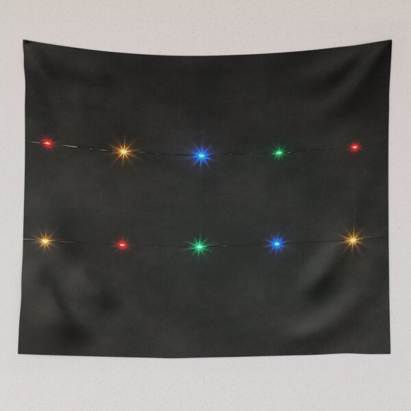 Item preview, Decorative String Lights On Black Background designed and sold by taiche.