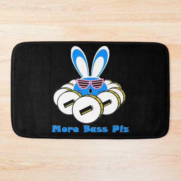 Item preview, Battery Bunny "More Bass Plz" designed and sold by EMCproductions.