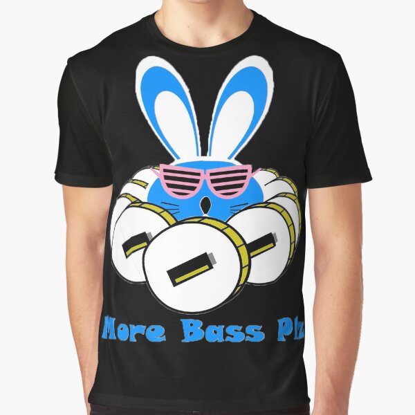 Item preview, Battery Bunny "More Bass Plz" designed and sold by EMCproductions.