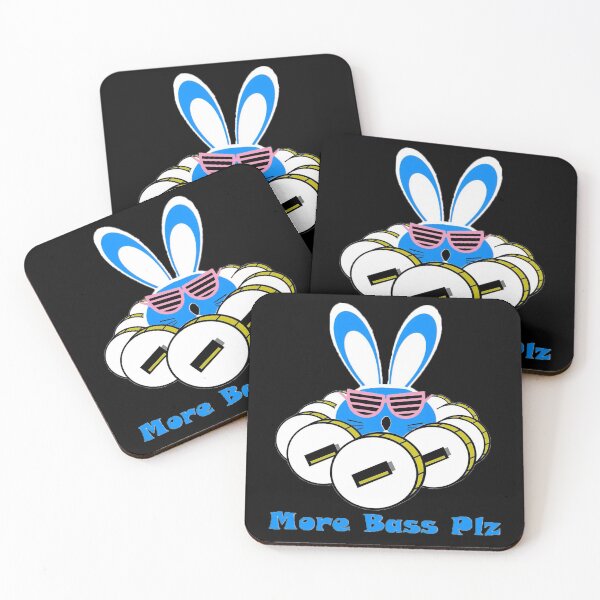 Item preview, Battery Bunny "More Bass Plz" designed and sold by EMCproductions.
