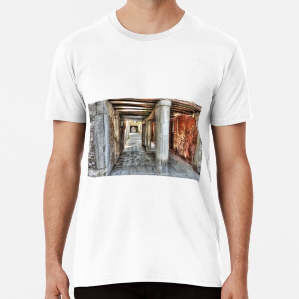 Venice backstreet - an unusual view Premium T-Shirt