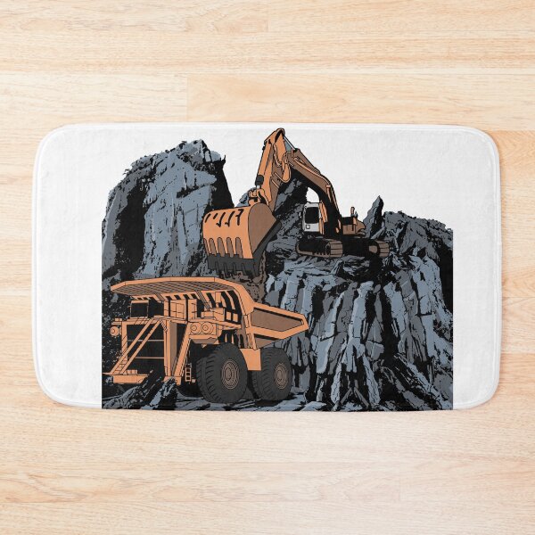 Item preview, Excavator Loading Mining Dump Truck designed and sold by damnoverload.