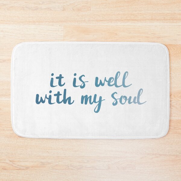 Item preview, IT IS WELL WITH MY SOUL (BLUE) designed and sold by christikdesigns.