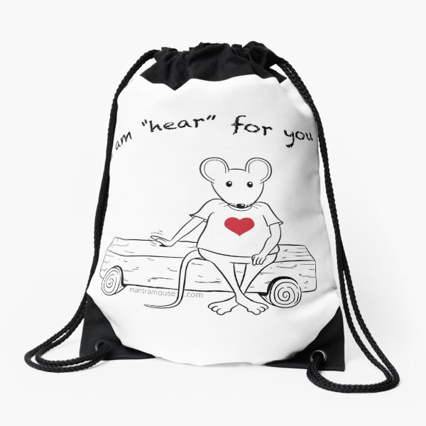 Item preview, MantraMouse® I'm "Hear" for You Cartoon designed and sold by Donna Martini.