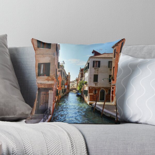 Venice in Summer - an alternative view Throw Pillow