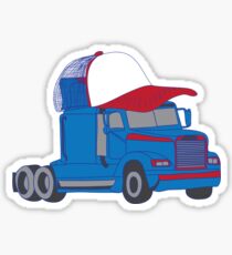 Trucker Hat Trucker Sticker
