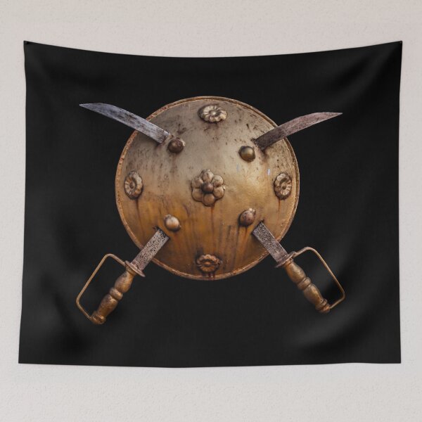Item preview, Roman shield and swords bronze designed and sold by TShirtsByMs.