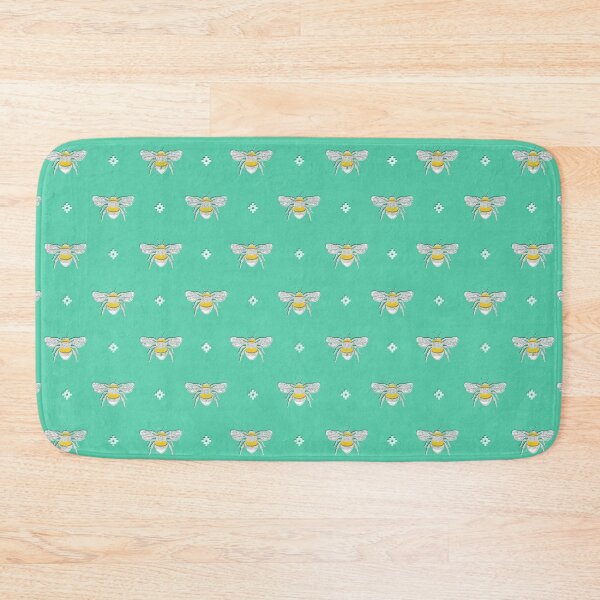 Item preview, Bumblebee Stamp on Seafoam designed and sold by The Wellington Boot.