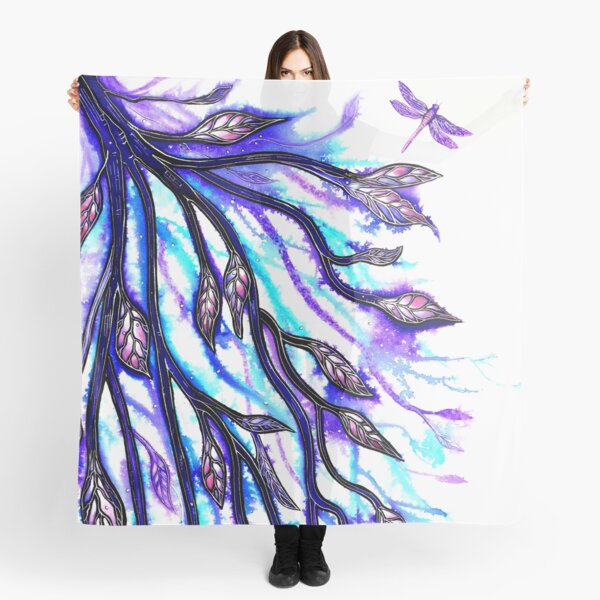 Moonlit Leaves Scarf