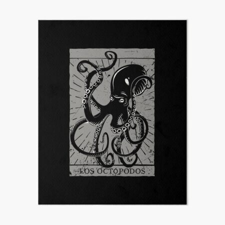 Kraken Octopus Art Print 8x10 Watercolor Painting Print Witchy Octopus Art  Esoteric Kraken Decor 