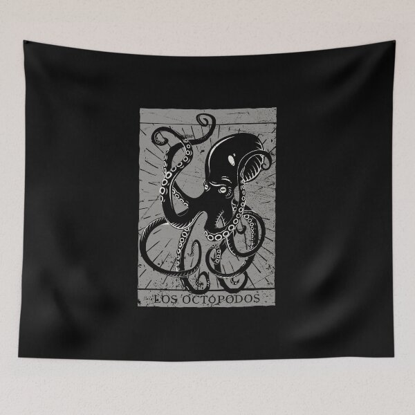 Item preview, Occult Kraken Tarot Card Vintage Gothic Baphomet Squid Death design designed and sold by A-Fashion.