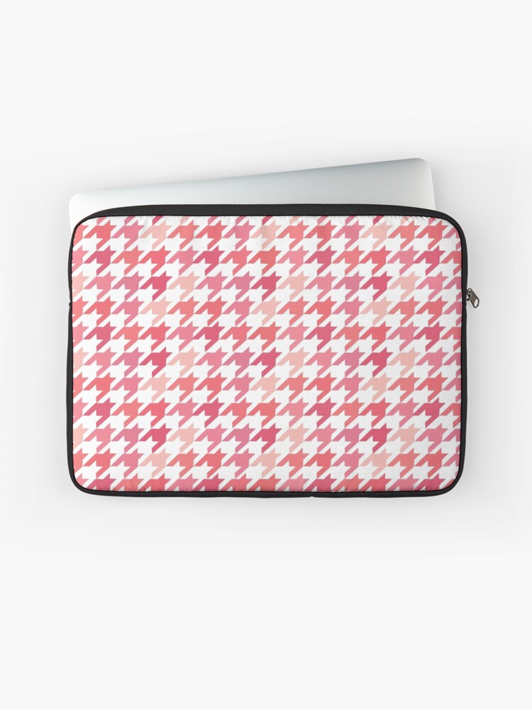 Chanel Fashion Print - Pink Houndstooth Pattern Laptop Sleeve for Sale by  timnagreen