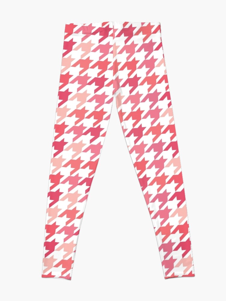 Chanel Fashion Print - Pink Houndstooth Pattern Leggings for Sale by  timnagreen