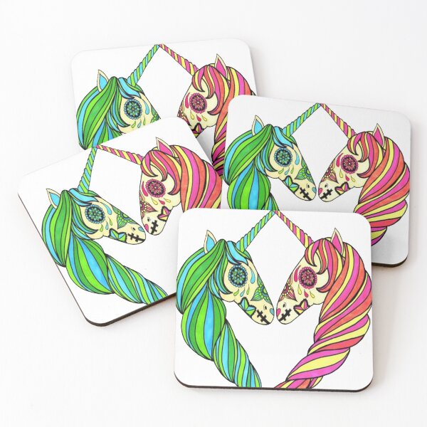 Item preview, Day Of The Dead Unicorn T-Shirt designed and sold by Lakelandwholesale1 Shirt Company.