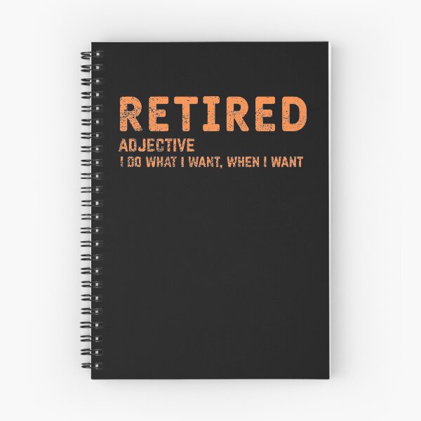 Item preview, Pension retiree saying designed and sold by Evelyn Bitter.