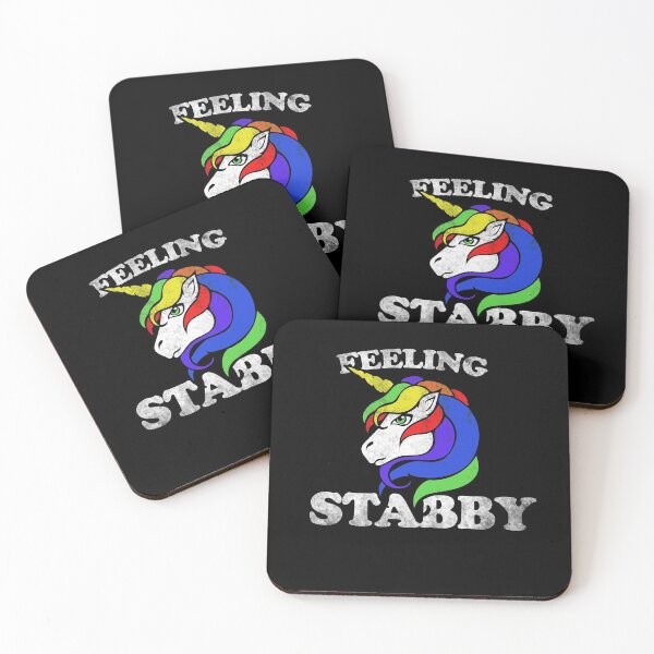 Artikelvorschau, Feeling Stabby Unicorn entworfen und verkauft von FrictionMaxxing.