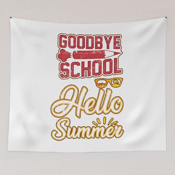 Item preview, Last Day of School - Goodbye School, Hello Summer - Teacher designed and sold by findgreatshirts.