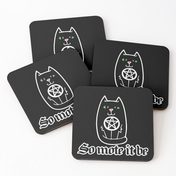 Item preview, So mote it be black cat designed and sold by FrictionMaxxing.