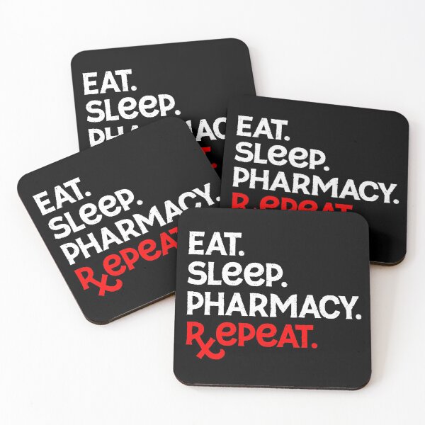 Item preview, Pharmacy Technician Funny Eat Sleep Pharmacy Repeat designed and sold by inkedtee.