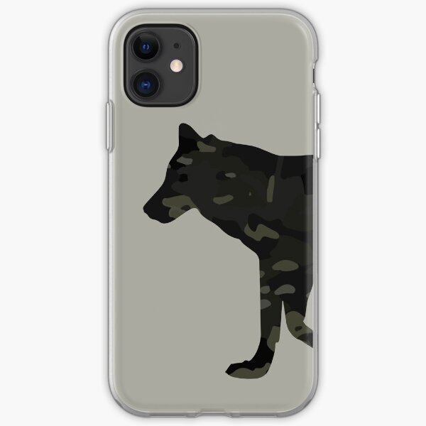 Multicam Black Wolf iPhone Soft Case